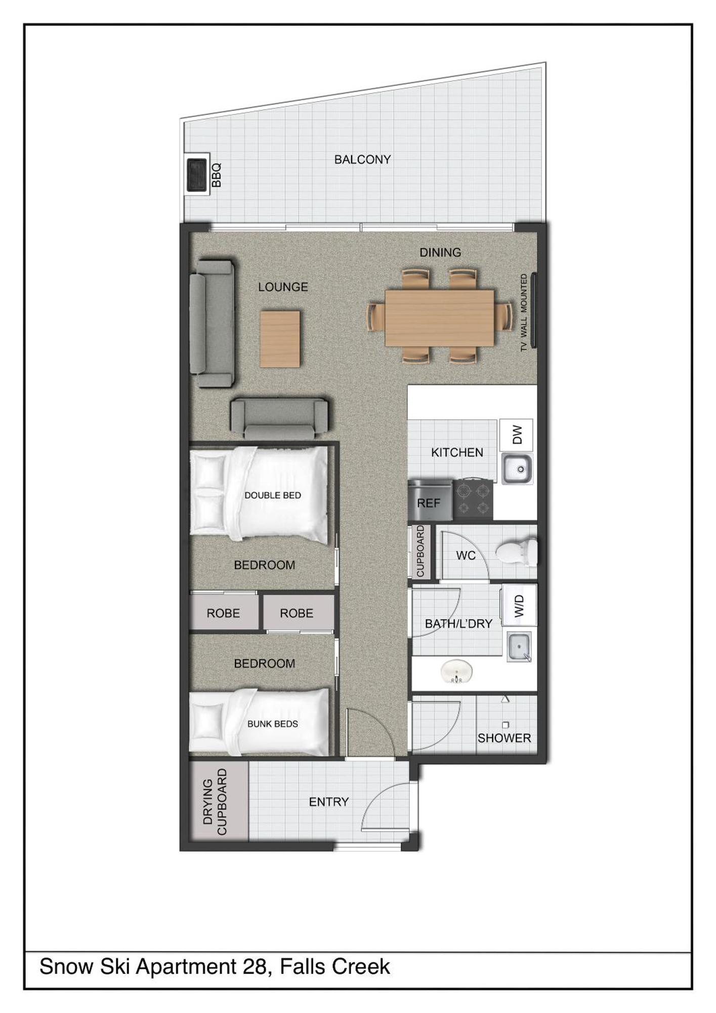 Snow Ski Apartments 28 폴즈크리크 외부 사진